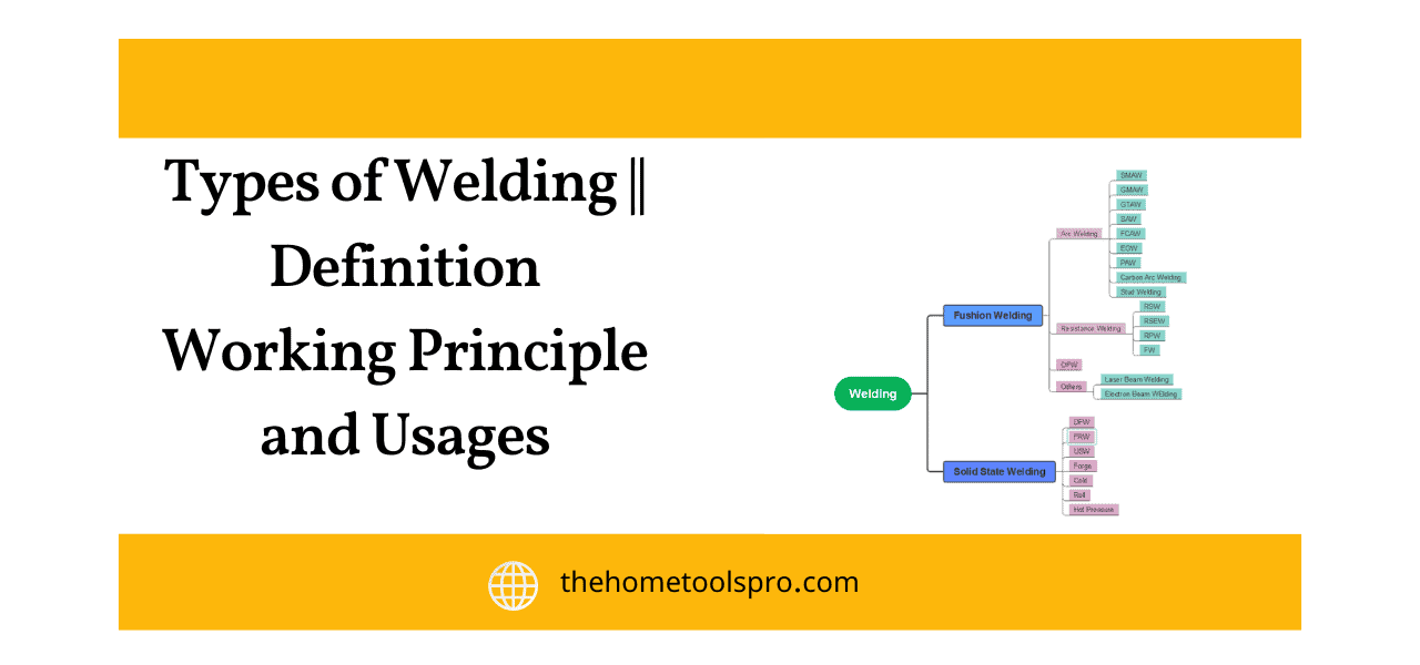 Types of Welding Definition Working Principle and Usages Home